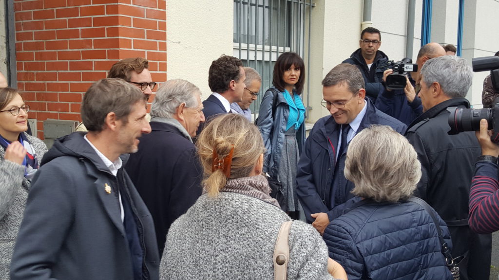 10/2017 - Angers - Visite de Jacques Mézard, Ministre de la cohésion des territoires