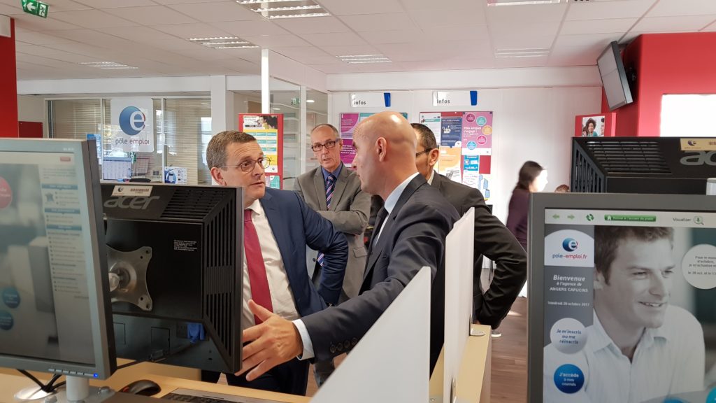 10/2017 - Angers - Visite de Pôle Emploi