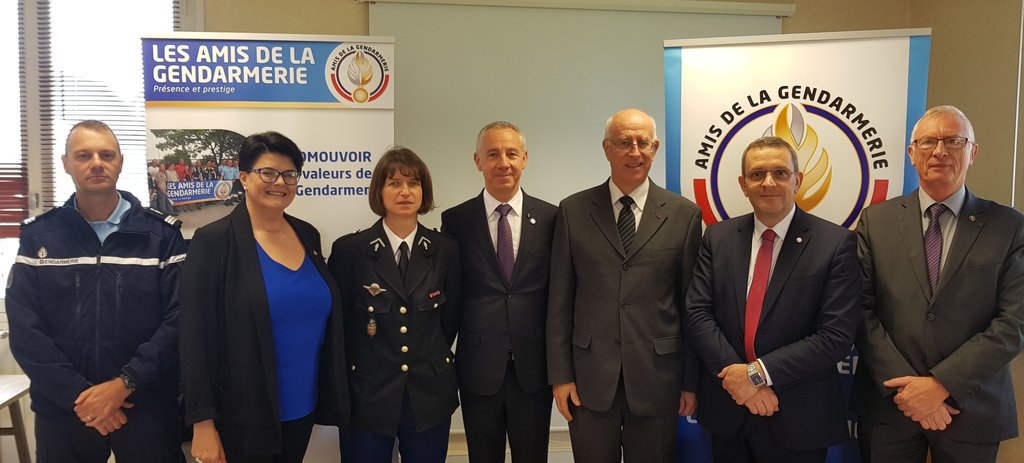 09/2018 - Segré - Assemblée générale des amis de la gendarmerie, en présence du Gal Colin, président national