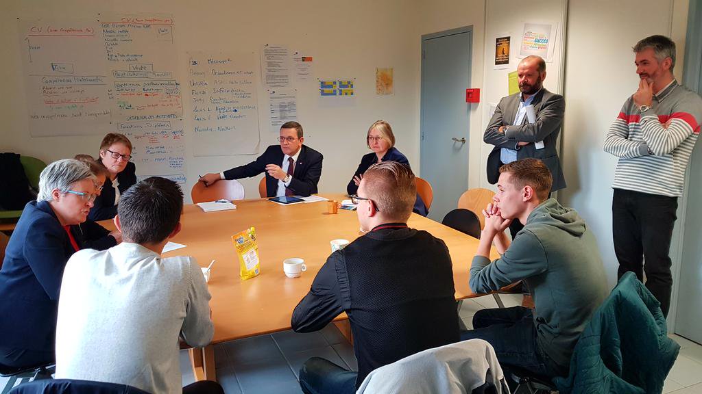 04/2017 - Segré - Rencontre avec la mission locale de Segré