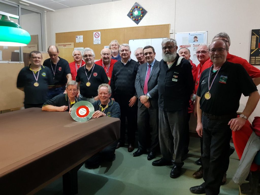 03/2018 - Avrillé - Remise du trophée de billard français