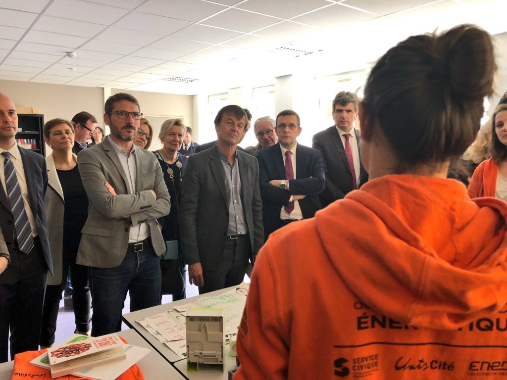 04/2018 - Angers - Annonce de Nicolas Hulot sur le plan de rénovation thermique