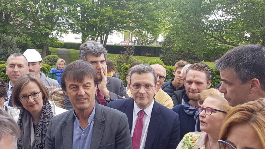 04/2018 - Angers - Visite de Nicolas Hulot, Ministre de la transition écologique et solidaire