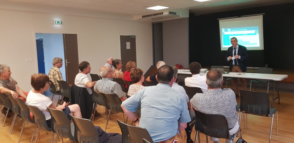 07/2018 - Saint-Michel-et-Chanveaux - Réunion avec les élus locaux