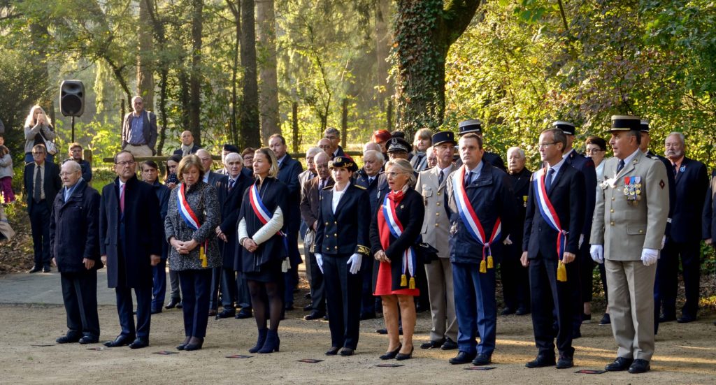 10/2018 - Angers - Cérémonie en homage aux fusillés de Belle-Beille