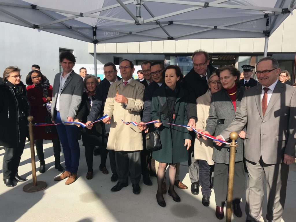 02/2019 - Avrillé - Inauguration du village Saint-Exupéry par le Président du Conseil départemental de Maine-et-Loire