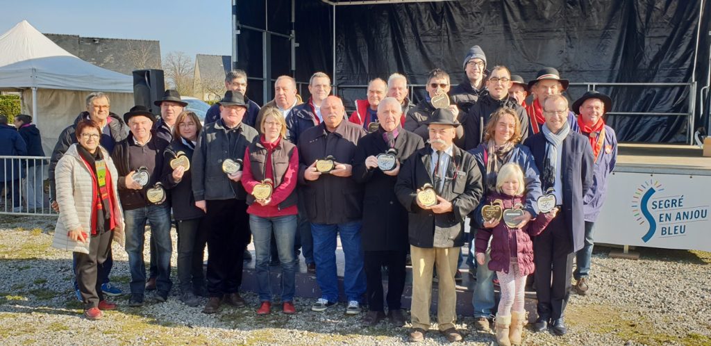 02/2019 - L'Hôtellerie-de-Flée - Producteurs ayant reçu un prix lors de la 41ème fête du cidre