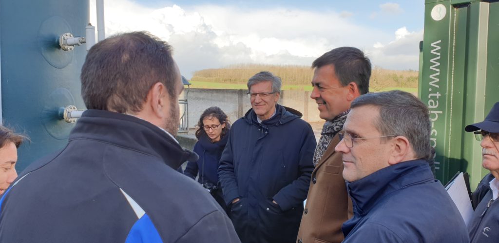 03/2019 - Saint-Lambert-la-Potherie - Visite de l'unité de méthanisation du GAEC des Buissons